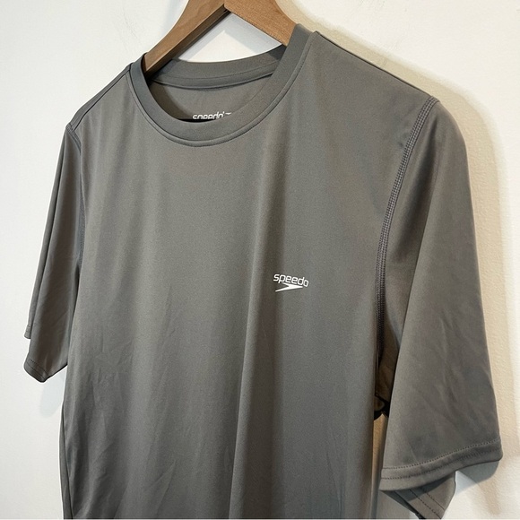 Men’s | Speedo Gray Athletic T Shirt | Medium - Picture 2 of 7